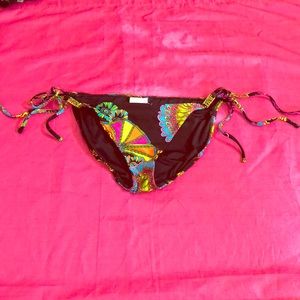 Trina Turk black bikini bottom